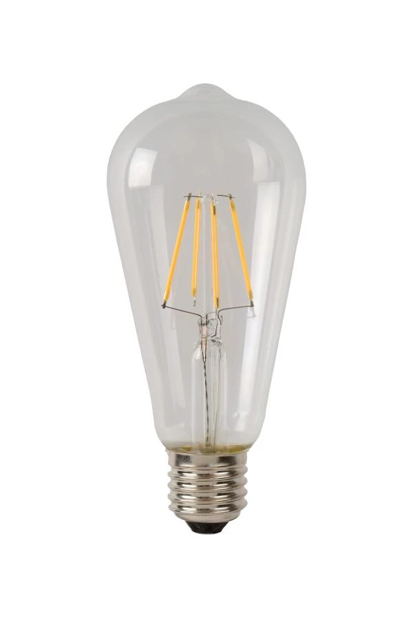Lucide ST64 - Glühfadenlampe - Ø 6,4 cm - LED Dim. - E27 - 1x5W 2700K - Transparent - AUSgeschaltet